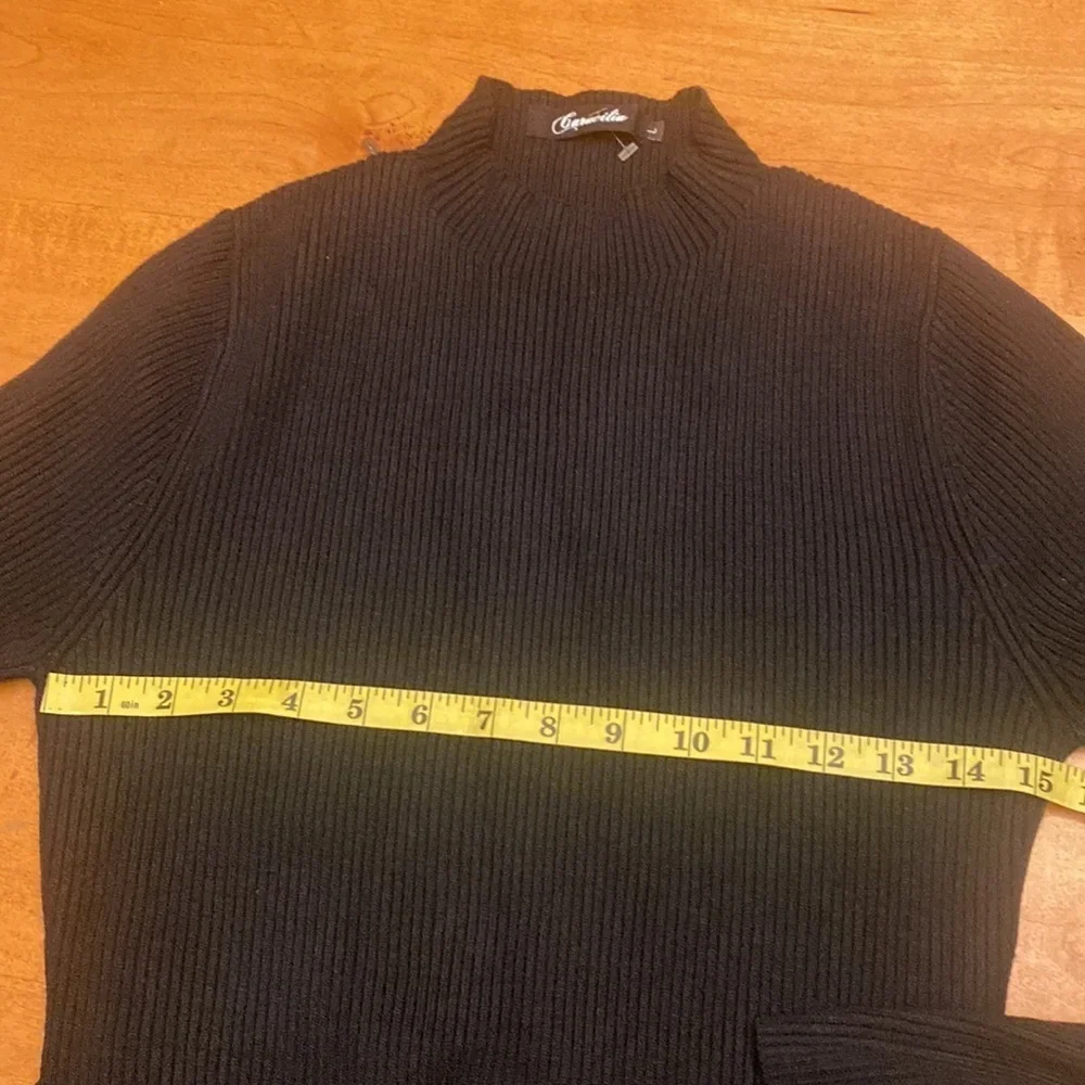 NWOT Caracilia knitted long sleeve dress with high neckline.